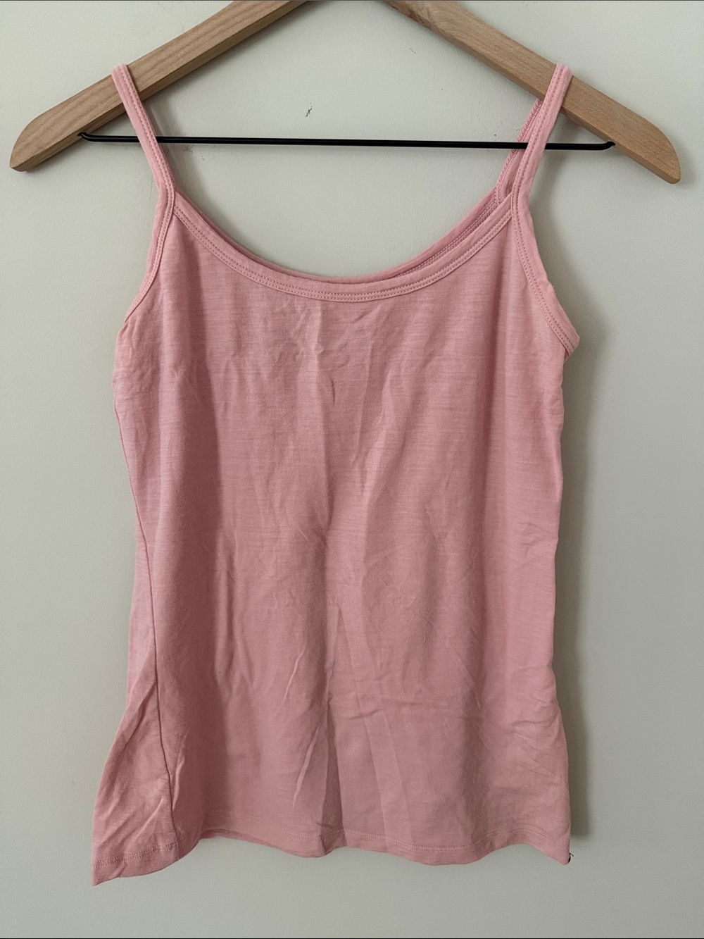 Woolly merino wool light pink camisole
